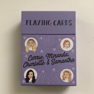 Sex and the city Carrie Miranda Charlotte & Samantha playing cards